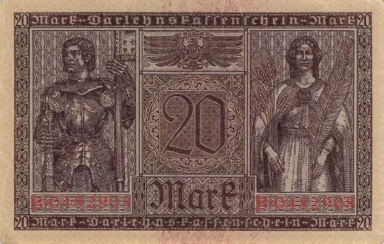 20 Mark Serie B ro 55 1918